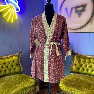 Vintage 70s Orpheus Floral Robe